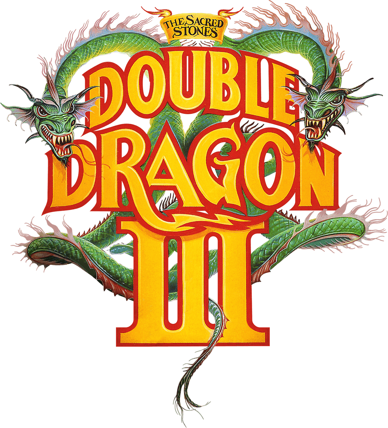 Double Dragon III logo for NES